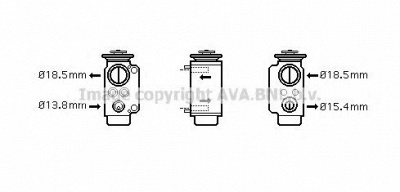AVA QUALITY COOLING bw1240 -  Расширительный клапан, кондиционер